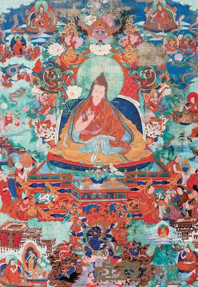 佛像唐卡 66×46cm